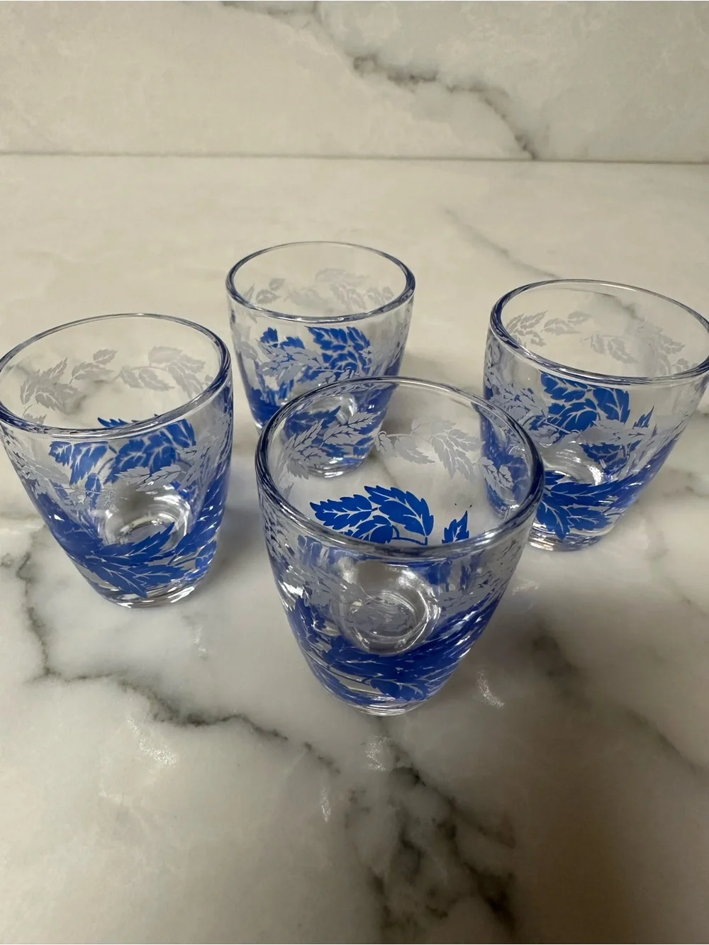 Vintage 1970s French cordial/liquor decanter set of 5